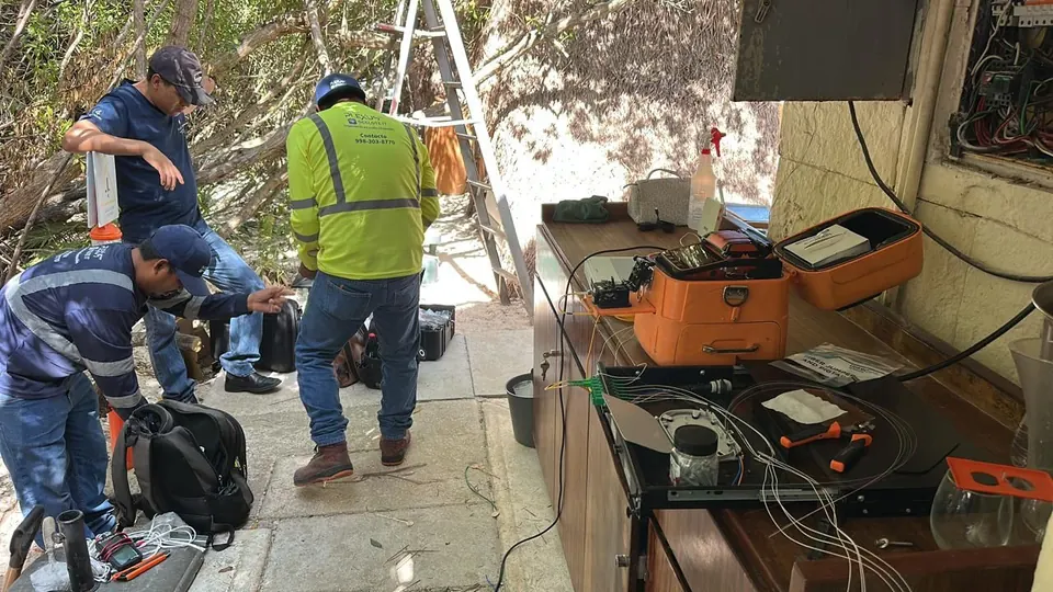 Pruebas de enlaces de fibra